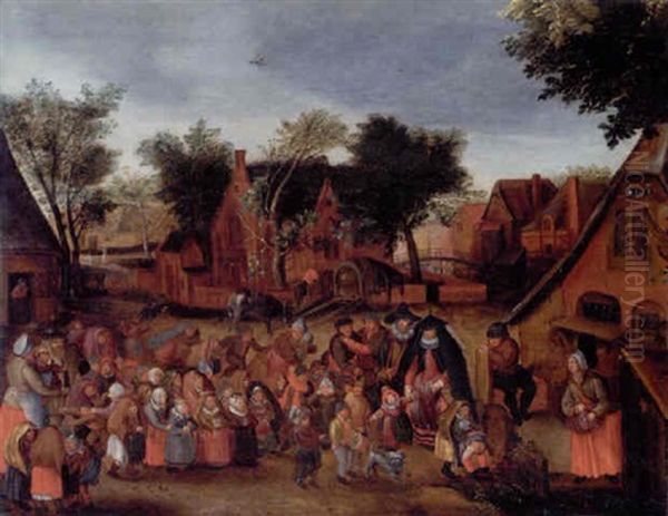 The Whitsun Bride Oil Painting by Pieter Brueghel the Younger