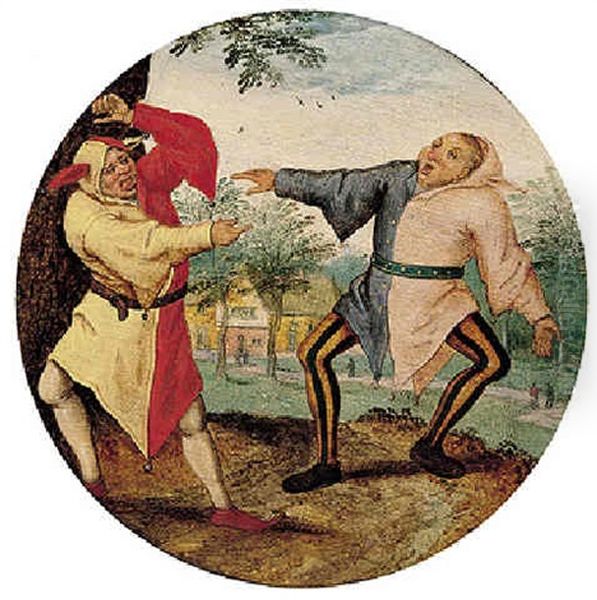 The Fools Oil Painting by Pieter Brueghel the Younger