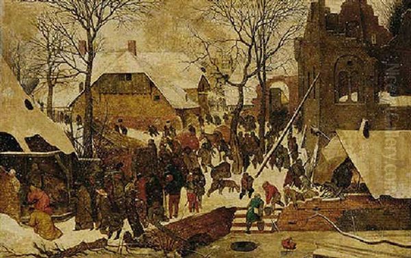 The Adoration Of The Magi Oil Painting by Pieter Brueghel the Younger