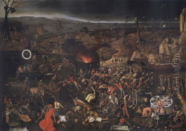 The Triumph Of Death Oil Painting by Pieter Brueghel the Younger