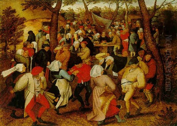 The Wedding Dance Oil Painting by Pieter Brueghel the Younger