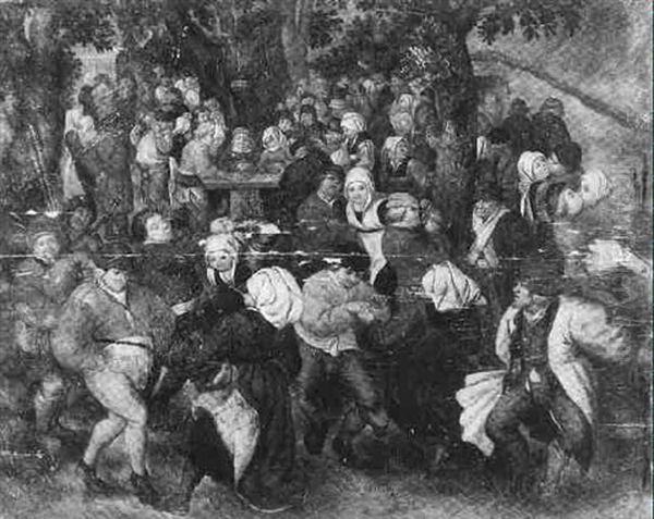 The Wedding Feast Oil Painting by Pieter Brueghel the Younger