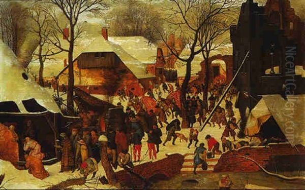 L'adoration Des Mages by Pieter Brueghel the Younger