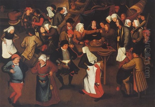 The Wedding Dance Oil Painting by Pieter Brueghel the Younger