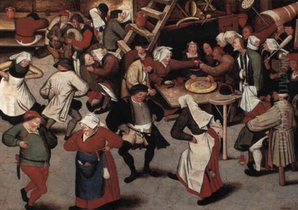 The Wedding Dance Oil Painting by Pieter Brueghel the Younger