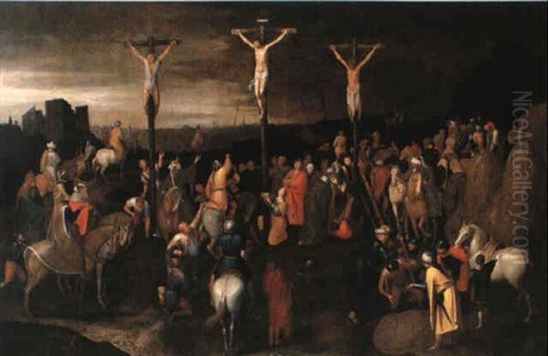 Die Kreuzigung Christi Oil Painting by Pieter Brueghel the Younger