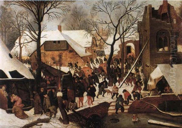 The Adoration Of The Magi Oil Painting by Pieter Brueghel the Younger