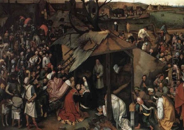 The Adoration Of The Magi by Pieter Brueghel the Younger