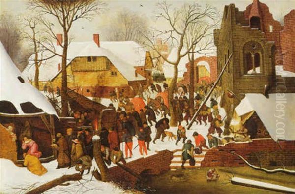 The Adoration Of The Magi Oil Painting by Pieter Brueghel the Younger