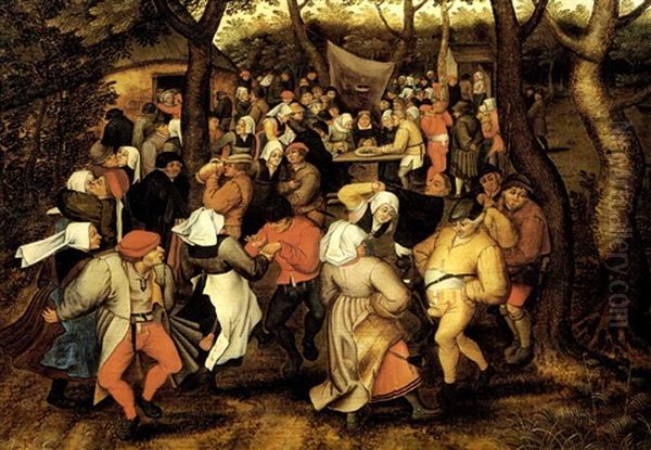 The Wedding Dance. Oil Painting by Pieter Brueghel the Younger