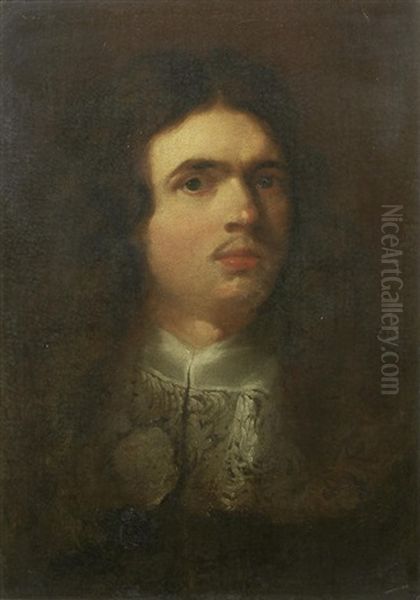 Portrait Of A Gentleman, Bust-length, In Black Costume Oil Painting by Abraham Brueghel