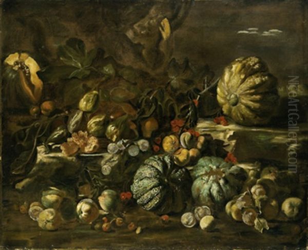 Natura Morta Con Frutta Oil Painting by Abraham Brueghel