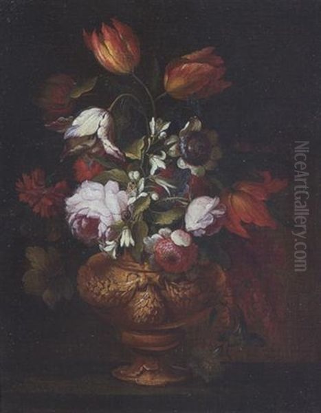 Blumenstilleben Oil Painting by Abraham Brueghel