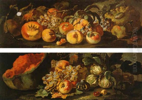 Nature Morte De Fruits Oil Painting by Abraham Brueghel