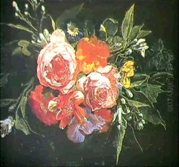 Stilleben Med Blommor Oil Painting by Abraham Brueghel