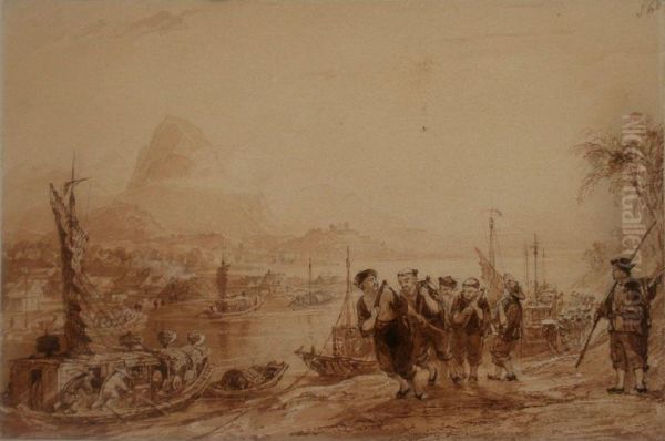 China Oil Painting by Thomas Allom