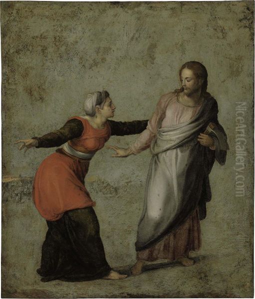 Noli Me Tangere Oil Painting by Alessandro Allori