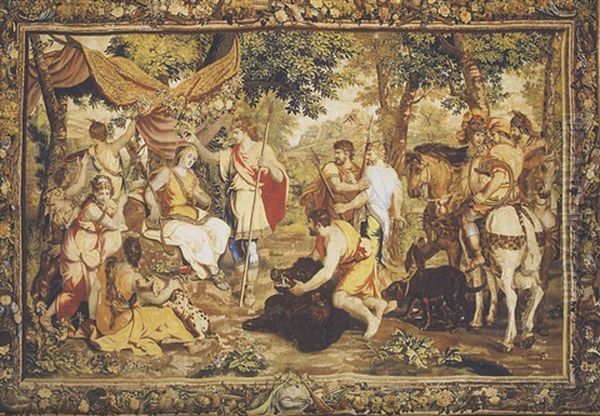 The Coronation Of Atalanta Oil Painting by Charles Le Brun