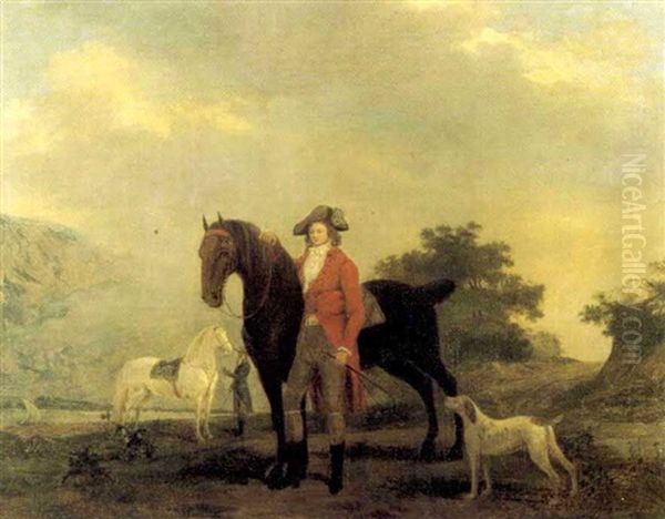 Un Cavalier Et Sa Monture Oil Painting by Louis-Auguste Brun