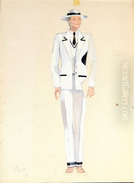 Costume Design Oil Painting by Lev Bruni