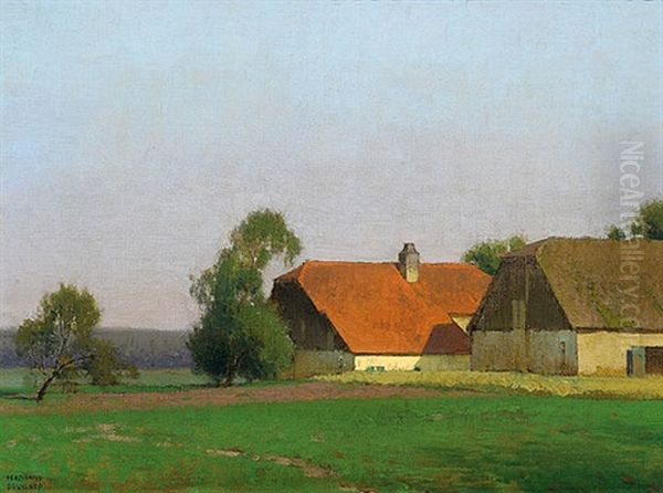 Im Waldviertel Oil Painting by Ferdinand Brunner