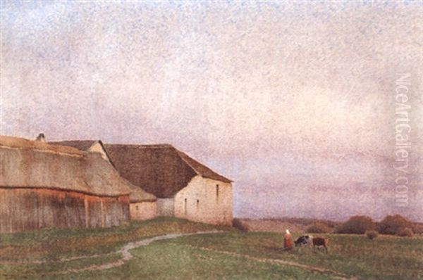 Aus Dem Muhlviertel Oil Painting by Ferdinand Brunner