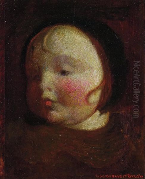 Portrait Of A Girl Oil Painting by George de Forest Brush