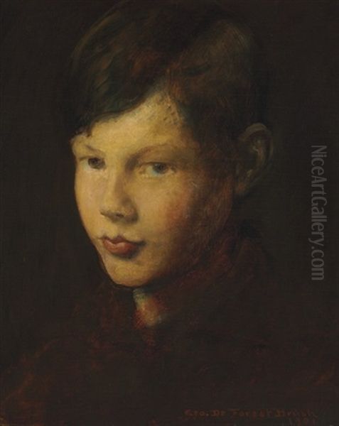 Portrait Of Gerome, The Artist's Son Oil Painting by George de Forest Brush