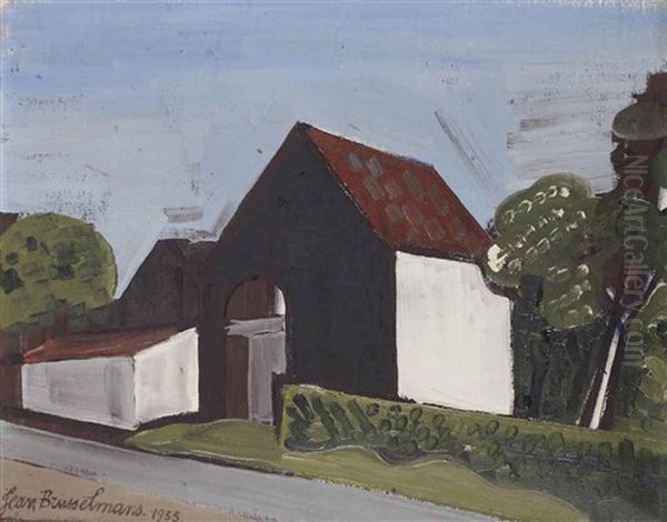 La Ferme Oil Painting by Jean Brusselmans