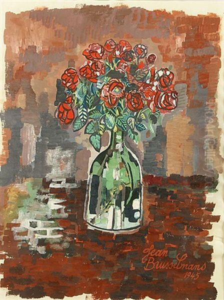 Bloemen Oil Painting by Jean Brusselmans