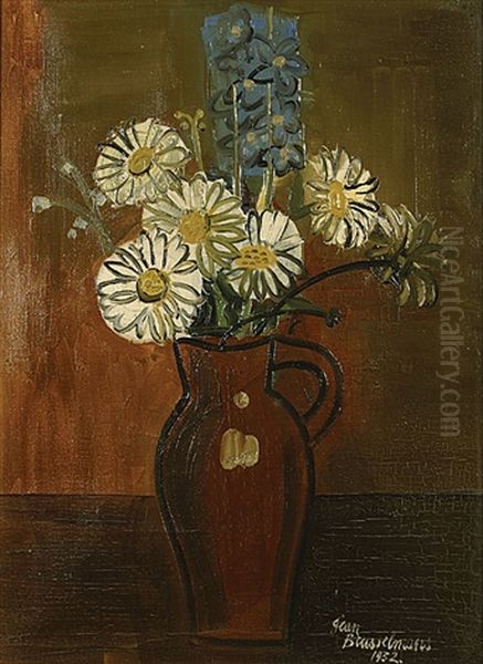 Marguerites Oil Painting by Jean Brusselmans