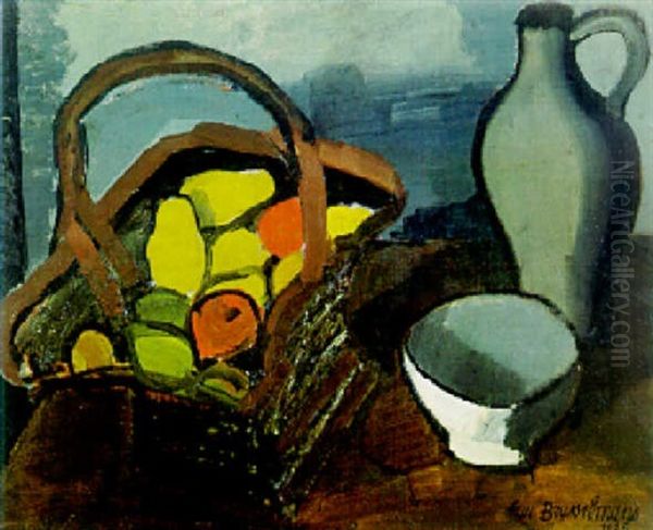 Still Life Oil Painting by Jean Brusselmans