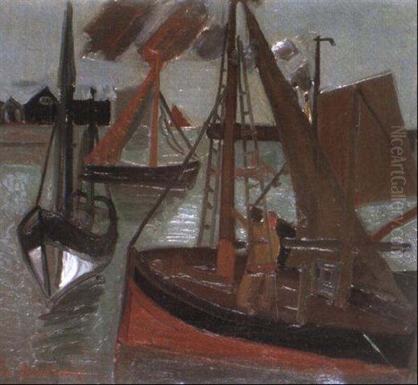 De Haven Van Zeebrugge by Jean Brusselmans