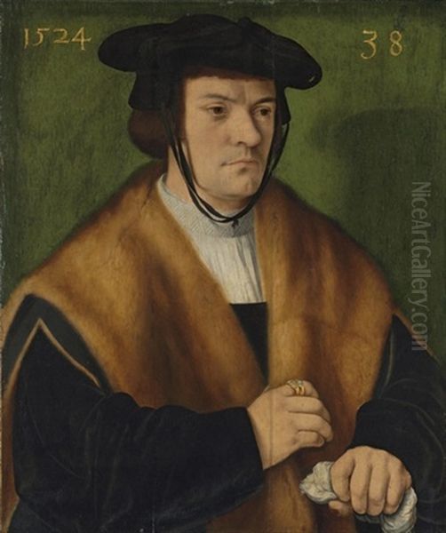 Portrait Of Gerhard Von Westerburg Oil Painting by Bartholomaeus Bruyn the Elder