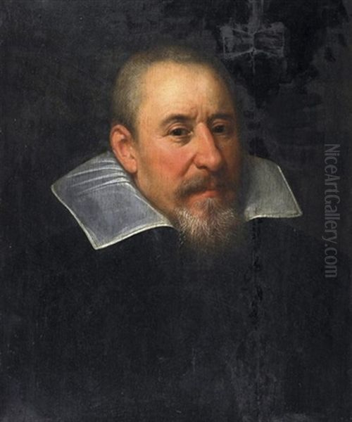 Herrenportrat Oil Painting by Bartholomaeus (Barthel) Bruyn the Younger