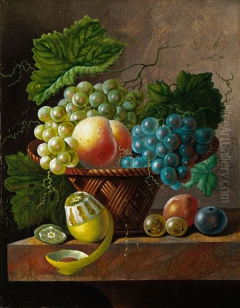 Fruchtestilleben Oil Painting by Johannes Cornelis de Bruyn