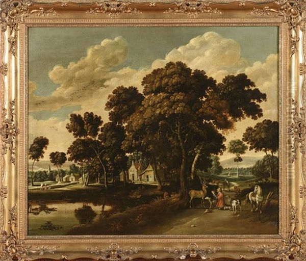 La Legende De St-hubert Oil Painting by Nicolaes De Bruyn