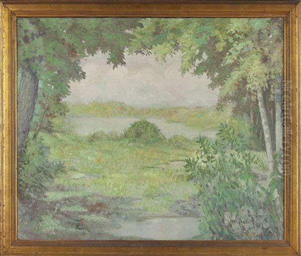 L. Landscape Oil Painting by Everett Lloyd Bryant