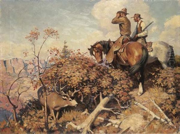 The Strategy Of The Wild Oil Painting by Harold Edward Bryant