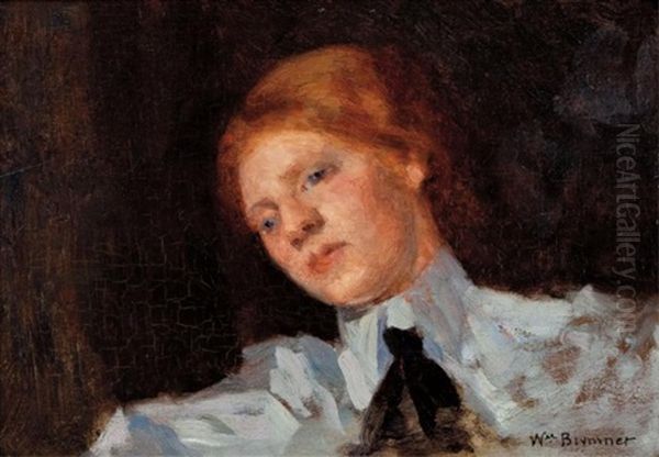 Portrait Of A Lady Oil Painting by William Brymner