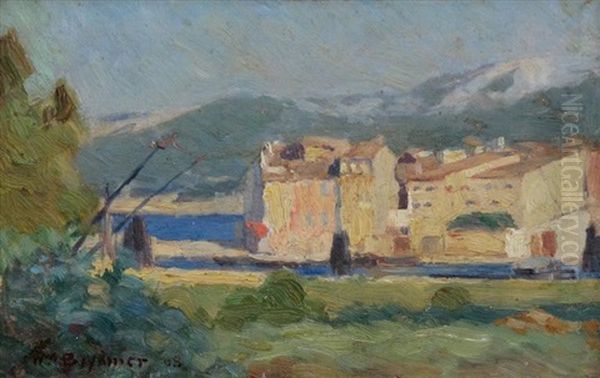 View Of The Village, France Oil Painting by William Brymner