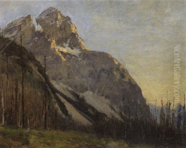 Mount Stephen Oil Painting by William Brymner