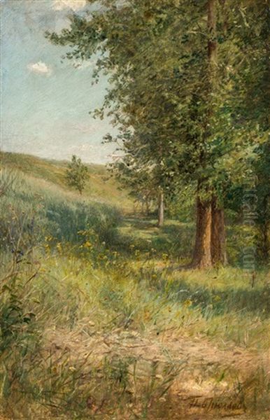 Wiesen- Und Waldlandschaft Oil Painting by Pavel Aleksandrovich Bryullov