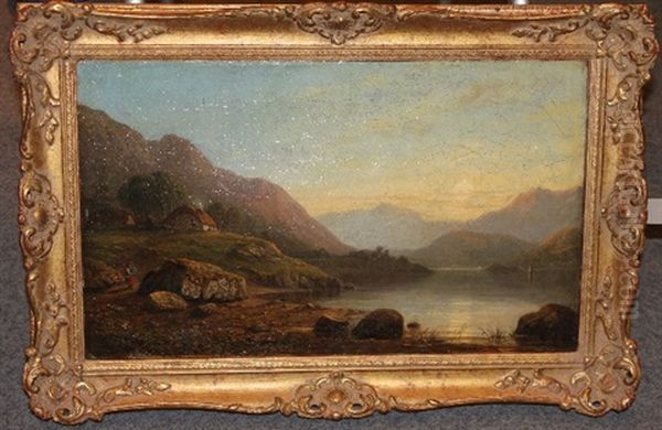 Meeresbucht Von Ross-shir Loch (schottland) Oil Painting by George F. Buchanan