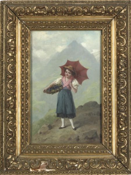 The Young Grape Picker by Josef Bueche