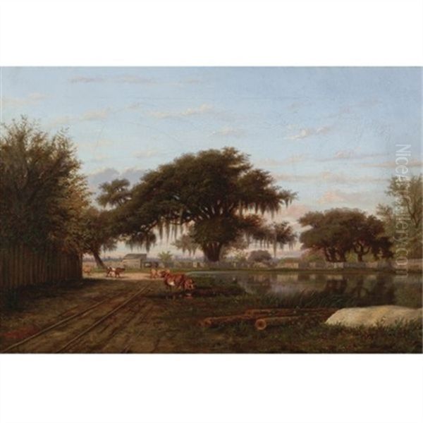 View Of New Orleans Oil Painting by William Henry Buck