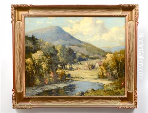 The Valley Stream Oil Painting by Charles E. Buckler