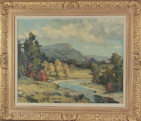 The Valley Meadow Oil Painting by Charles E. Buckler