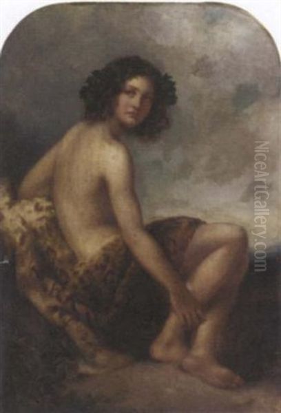 Bacchus Oil Painting by Richard Buckner