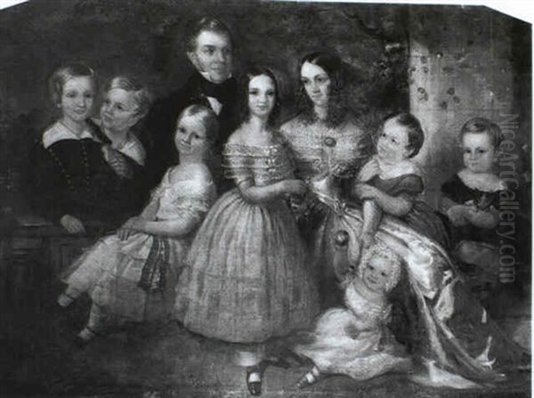 The Fremlin Family, Brewers Of Kent Oil Painting by Richard Buckner